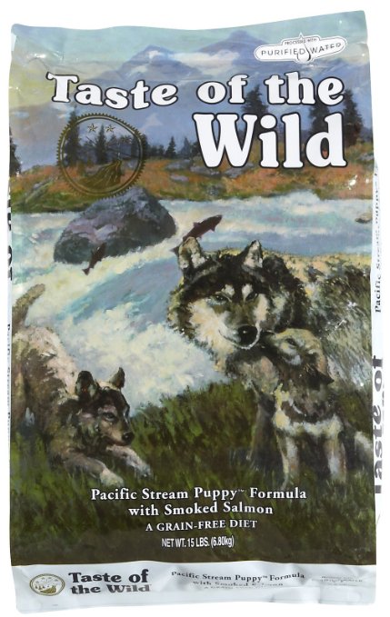 Taste of the Wild (Тейст Оф Зе Вайлд) Pacific Stream. Сухой беззерновой корм для взрослых собак с копченым лососем, 2,27 кг